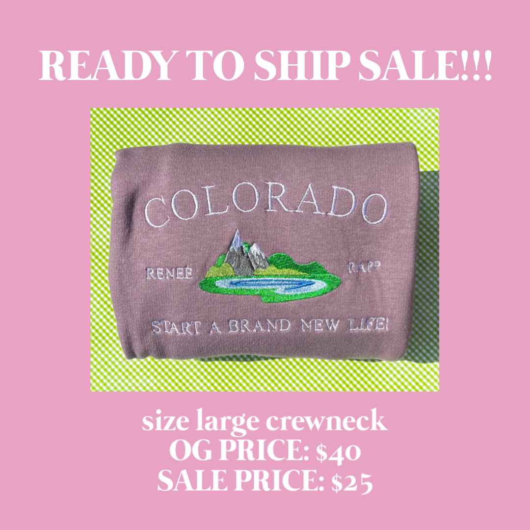 READY TO SHIP Colorado Crew