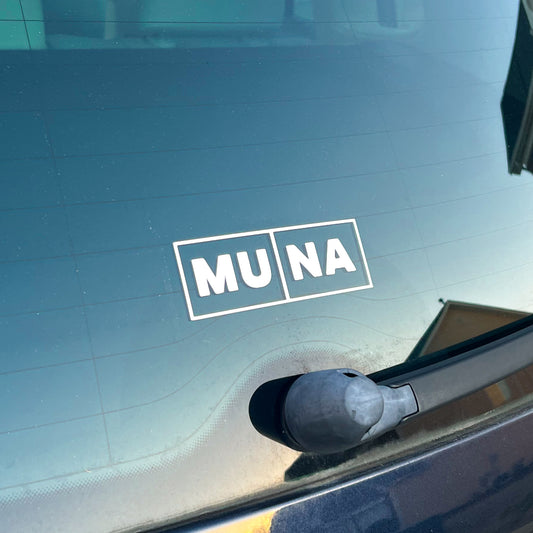 “MUNA” Car Decal